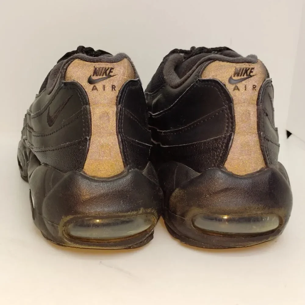 Nike Air Max 95 Recraft Boys Triple Black Sneakers - 7Y